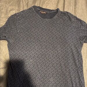 Michael Kors Navy MK Logo Men's Tee